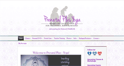 Desktop Screenshot of prenatalplusyoga.com
